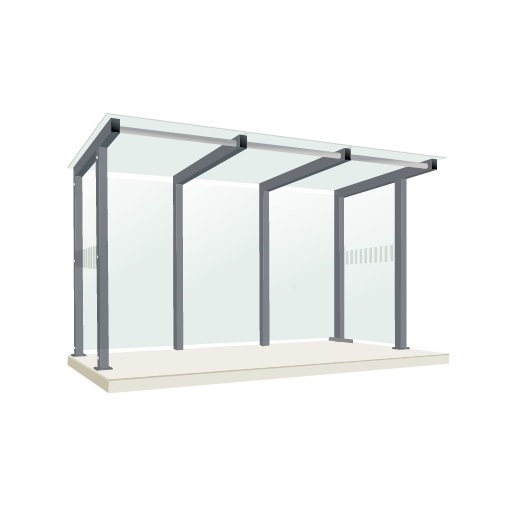 Raucherunterstand Typ F3
